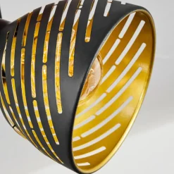 Lampes Dorées-hofstein Plafonnier Racolo Bois foncé, 2 lumières