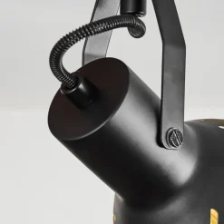 Lampes Dorées-hofstein Plafonnier Racolo Bois foncé, 4 lumières