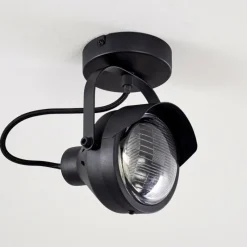 hofstein Plafonnier Rahway Noir, 1 lumière