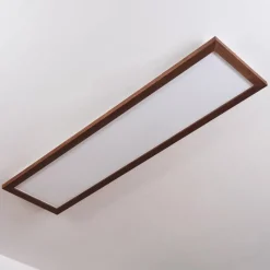 Lampes En Bois-hofstein Plafonnier Raimea LED Blanc, 1 lumière