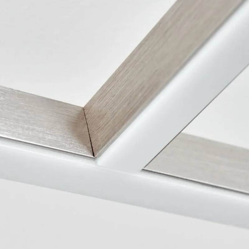 hofstein Plafonnier Rauma LED Nickel mat, 1 lumière