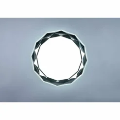 Luminaires Reality Plafonnier Reality Ando LED Chrome, 1 lumière, Télécommandes