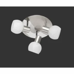 Luminaires Reality Plafonnier Reality Antibes Nickel mat, 3 lumières