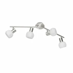 Luminaires Reality Plafonnier Reality Antibes Nickel mat, 4 lumières