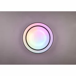 Luminaires Reality Plafonnier Reality Arco LED Noir, 1 lumière, Télécommandes, Changeur de couleurs* Éclairage Led