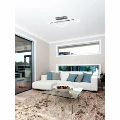 Luminaires Reality Plafonnier Reality Argos LED Chrome, 1 lumière* Éclairage Led