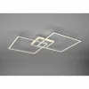 Luminaires Reality Plafonnier Reality Arribo LED Titane, 3 lumières, Télécommandes, Changeur de couleurs* Éclairage Led
