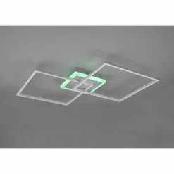 Luminaires Reality Plafonnier Reality Arribo LED Titane, 3 lumières, Télécommandes, Changeur de couleurs* Éclairage Led