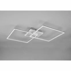 Luminaires Reality Plafonnier Reality Arribo LED Titane, 3 lumières, Télécommandes, Changeur de couleurs* Éclairage Led