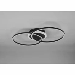 Luminaires Reality Plafonnier Reality Arribo LED Noir, 3 lumières, Télécommandes, Changeur de couleurs* Éclairage Led