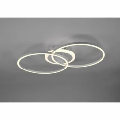 Luminaires Reality Plafonnier Reality Arribo LED Titane, 3 lumières, Télécommandes, Changeur de couleurs* Éclairage Led