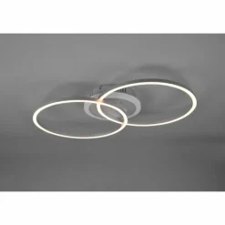 Luminaires Reality Plafonnier Reality Arribo LED Titane, 3 lumières, Télécommandes, Changeur de couleurs* Éclairage Led