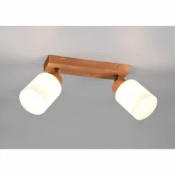 Lampes Vintages & Rétros-Luminaires Reality Plafonnier Reality Assam Écru, 2 lumières