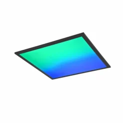 Luminaires Reality Plafonnier Reality BETA LED Noir, 1 lumière, Télécommandes, Changeur de couleurs* Éclairage Led