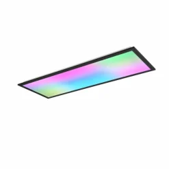 Luminaires Reality Plafonnier Reality BETA LED Noir, 1 lumière, Télécommandes, Changeur de couleurs* Éclairage Led