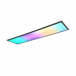 Luminaires Reality Plafonnier Reality BETA LED Noir, 1 lumière, Télécommandes, Changeur de couleurs* Éclairage Led