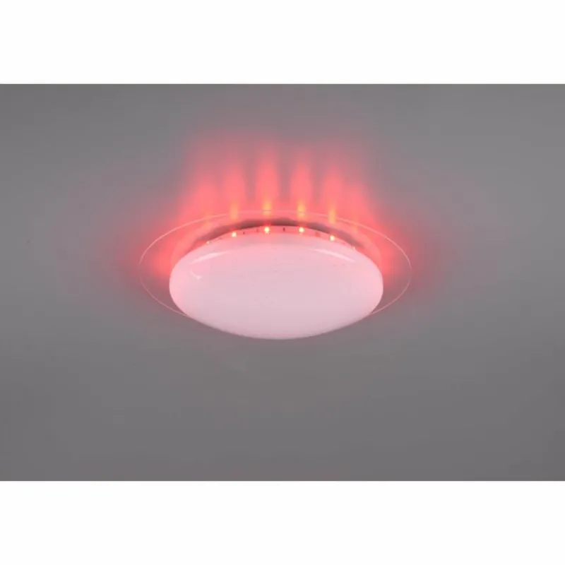 Luminaires Reality Plafonnier Reality Bilbo LED, 2 lumières, Télécommandes, Changeur de couleurs* Éclairage Led