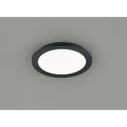 Luminaires Rustiques-Luminaires Reality Plafonnier Reality CAMILLUS LED Noir, 1 lumière