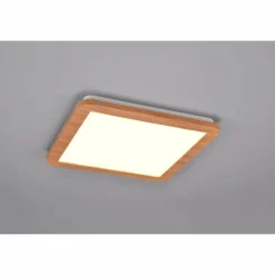 Lampes En Bois-Luminaires Reality Plafonnier Reality Camillus LED Couleur bois, Blanc, 1 lumière
