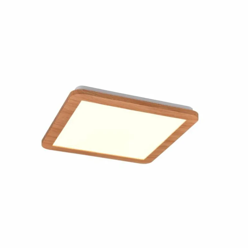 Lampes En Bois-Luminaires Reality Plafonnier Reality Camillus LED Couleur bois, Blanc, 1 lumière