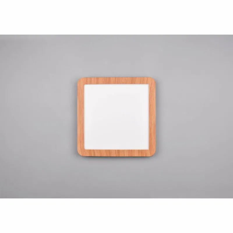 Lampes En Bois-Luminaires Reality Plafonnier Reality Camillus LED Couleur bois, Blanc, 1 lumière