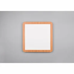 Lampes En Bois-Luminaires Reality Plafonnier Reality Camillus LED Couleur bois, Blanc, 1 lumière