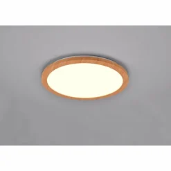 Lampes En Bois-Luminaires Reality Plafonnier Reality Camillus LED Couleur bois, Blanc, 1 lumière