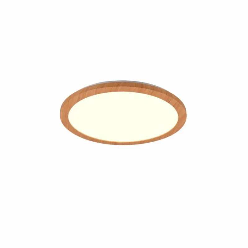 Lampes En Bois-Luminaires Reality Plafonnier Reality Camillus LED Couleur bois, Blanc, 1 lumière