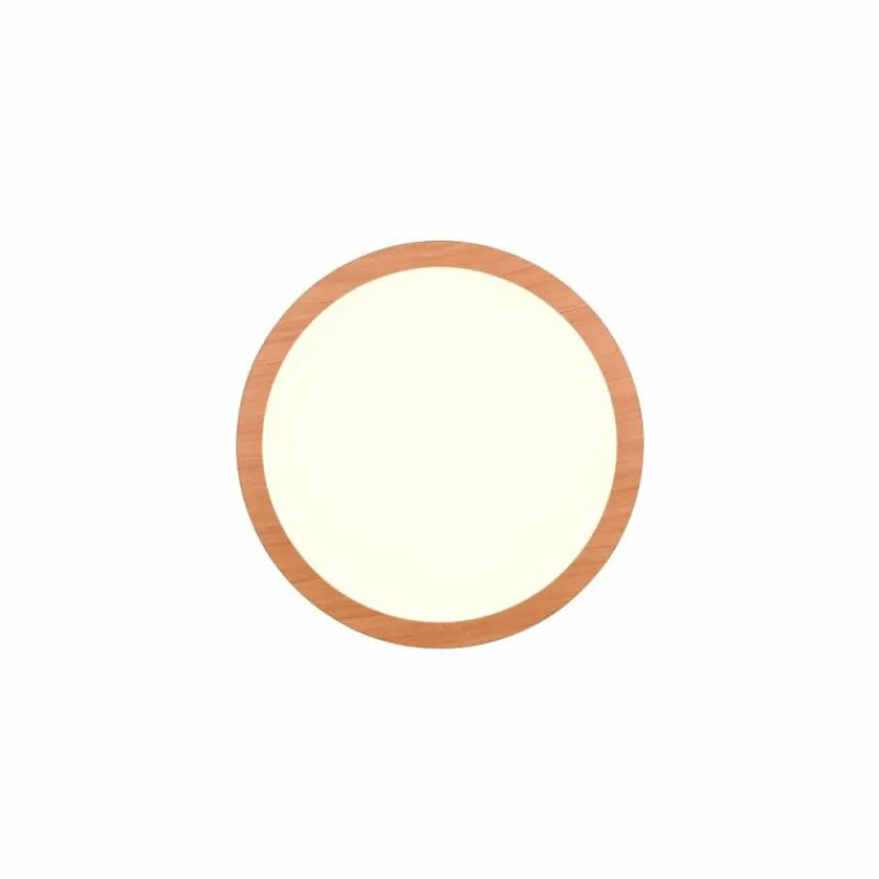 Lampes En Bois-Luminaires Reality Plafonnier Reality Camillus LED Couleur bois, Blanc, 1 lumière