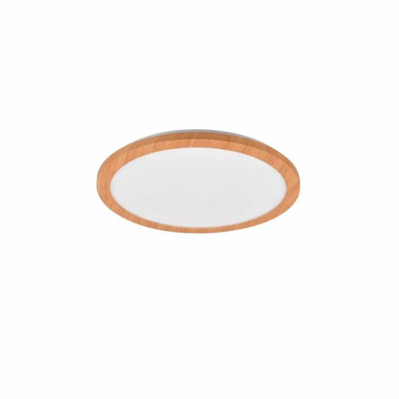 Lampes En Bois-Luminaires Reality Plafonnier Reality Camillus LED Couleur bois, Blanc, 1 lumière