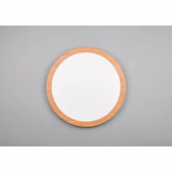 Lampes En Bois-Luminaires Reality Plafonnier Reality Camillus LED Couleur bois, Blanc, 1 lumière