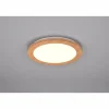 Lampes En Bois-Luminaires Reality Plafonnier Reality Camillus LED Couleur bois, Blanc, 1 lumière