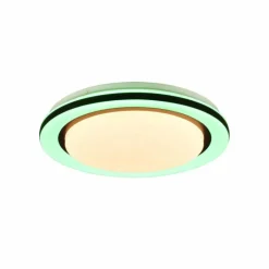 Luminaires Reality Plafonnier Reality Cartida LED Blanc, 1 lumière, Télécommandes, Changeur de couleurs* Éclairage Led