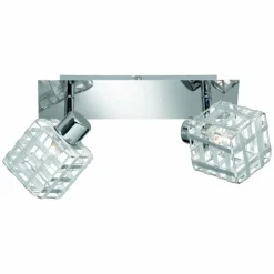 Luminaires Reality Plafonnier Reality Chrome, 2 lumières* Spots Et Projecteurs