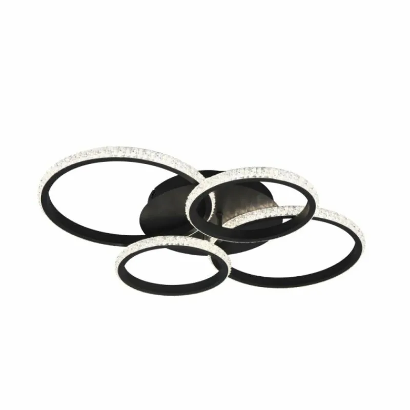 Luminaires Reality Plafonnier Reality CIRES LED Noir, 1 lumière* Éclairage Led