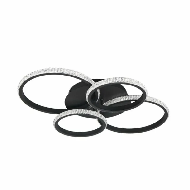 Luminaires Reality Plafonnier Reality CIRES LED Noir, 1 lumière* Éclairage Led