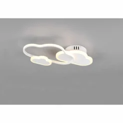 Luminaires Reality Plafonnier Reality Cloudy LED Blanc, 1 lumière, Télécommandes, Changeur de couleurs* Éclairage Led
