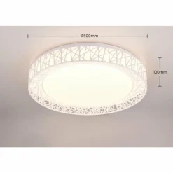 Luminaires Reality Plafonnier Reality CLUSTER LED Blanc, 1 lumière, Télécommandes* Éclairage Led