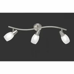 Luminaires Reality Plafonnier Reality Colmar Nickel mat, 3 lumières