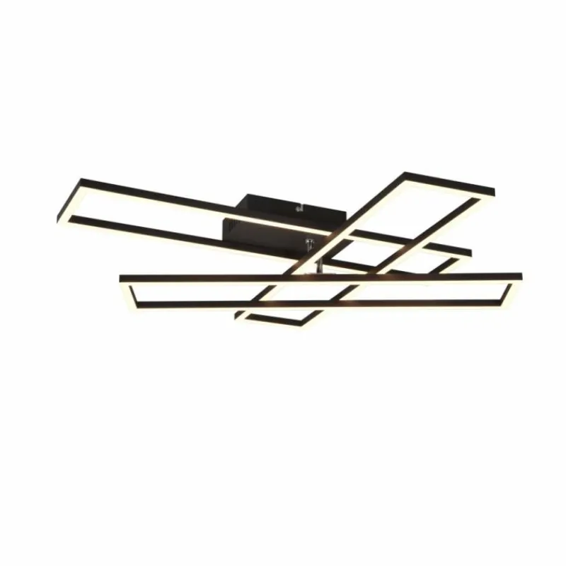 Luminaires Reality Plafonnier Reality Corso LED Noir, 1 lumière, Télécommandes* Éclairage Led