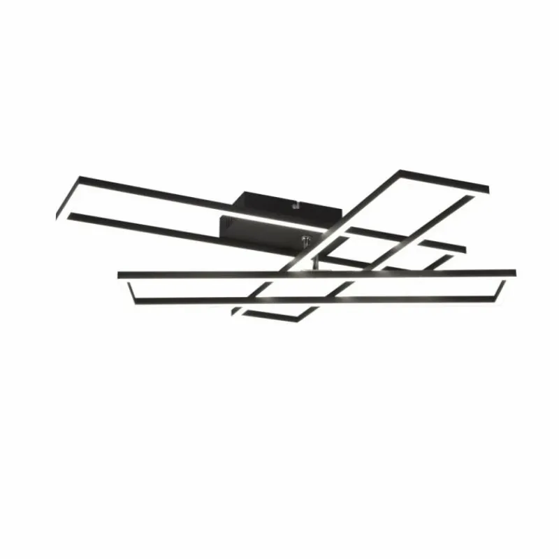 Luminaires Reality Plafonnier Reality Corso LED Noir, 1 lumière, Télécommandes* Éclairage Led