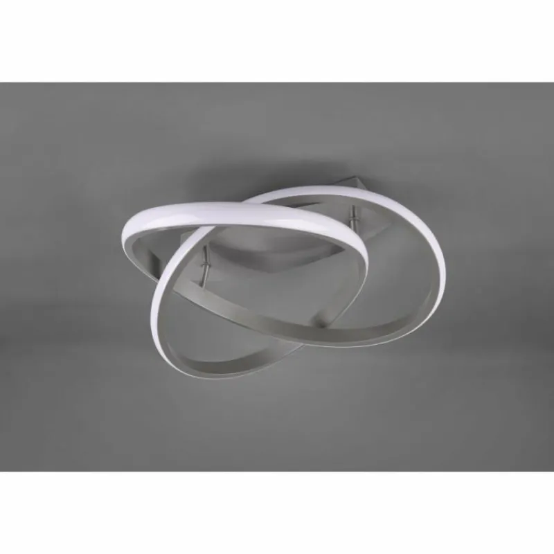 Luminaires Reality Plafonnier Reality Course LED Nickel mat, 1 lumière* Éclairage Led