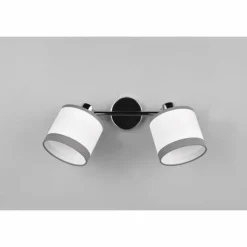 Lampes En Tissu-Luminaires Reality Plafonnier Reality DAVOS Chrome, 2 lumières