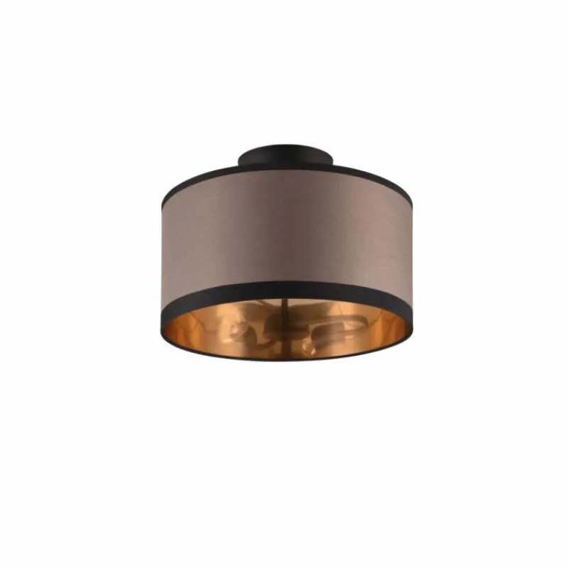 Luminaires Reality Plafonnier Reality DAVOS Noir, 2 lumières* Plafonniers