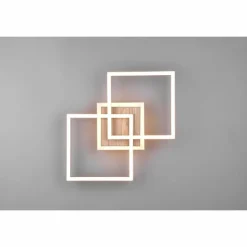 Lampes En Bois-Luminaires Reality Plafonnier Reality Giro LED Couleur bois, Noir, 1 lumière, Télécommandes