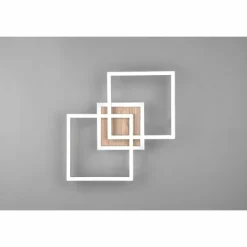 Lampes En Bois-Luminaires Reality Plafonnier Reality Giro LED Couleur bois, Noir, 1 lumière, Télécommandes