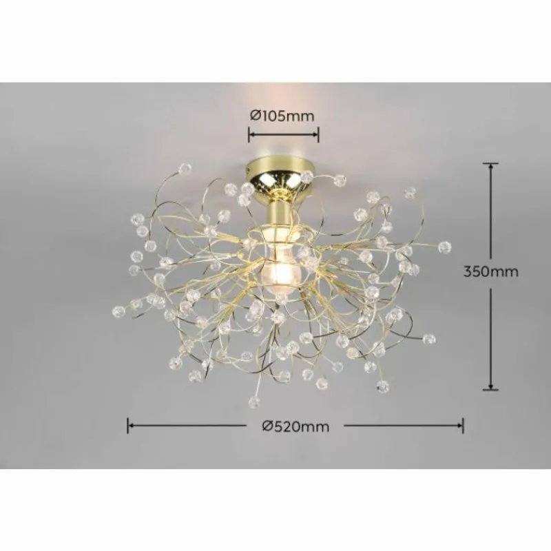 Luminaires Reality Plafonnier Reality Gloria Laiton, 1 lumière* Plafonniers