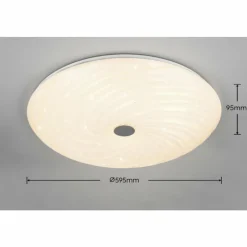 Luminaires Reality Plafonnier Reality GRAVITY LED Blanc, 1 lumière, Télécommandes* Éclairage Led