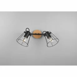 Luminaires Reality Plafonnier Reality Jaipur Noir, 2 lumières* Plafonniers