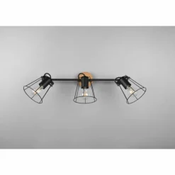 Luminaires Reality Plafonnier Reality Jaipur Noir, 3 lumières* Plafonniers